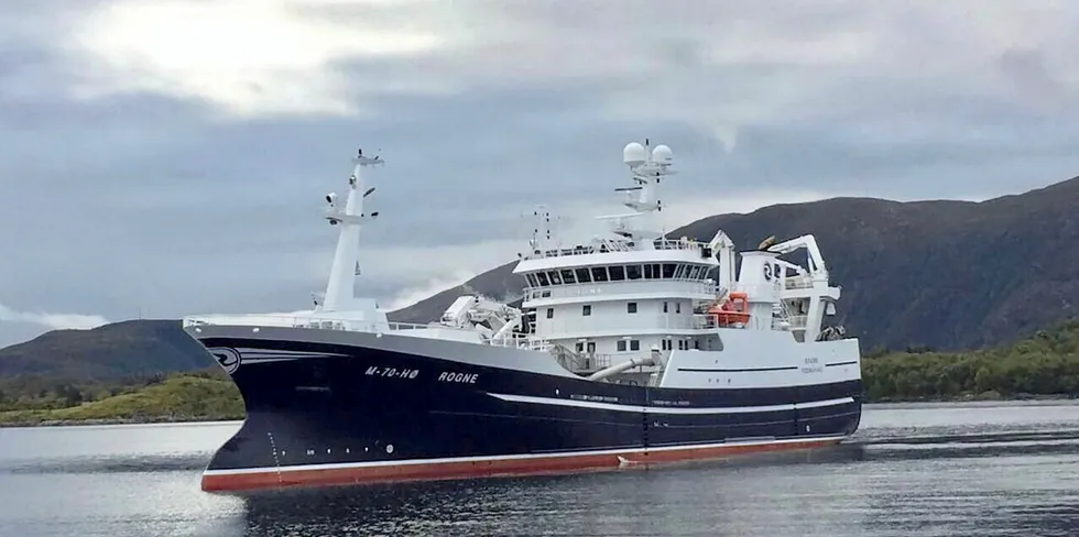 «Rogne» fra Herøy på Sunnmøre med størst makrellfangst på årets «supertirsdag» i makrellfisket.