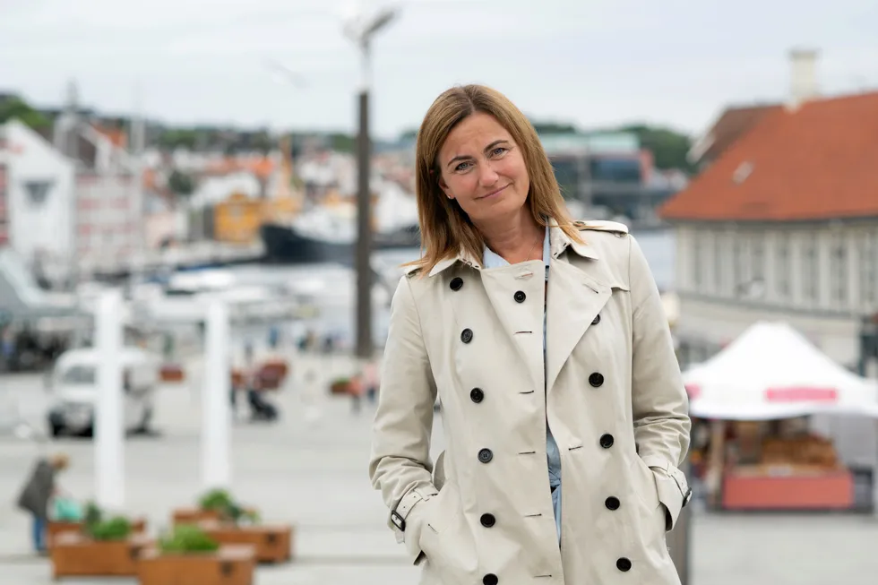 Therese Log Bergjord, CEO of aquaculture feed supplier Skretting