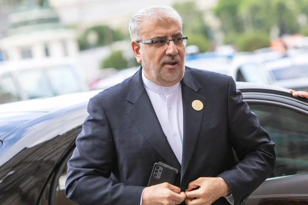Iran's Petroleum Minister Javad Owji.