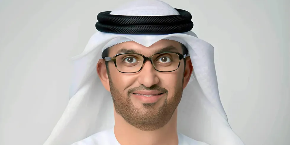 Sultan Ahmed Al Jaber. president designate of COP28, CEO of Adnoc, chairman of Masda.