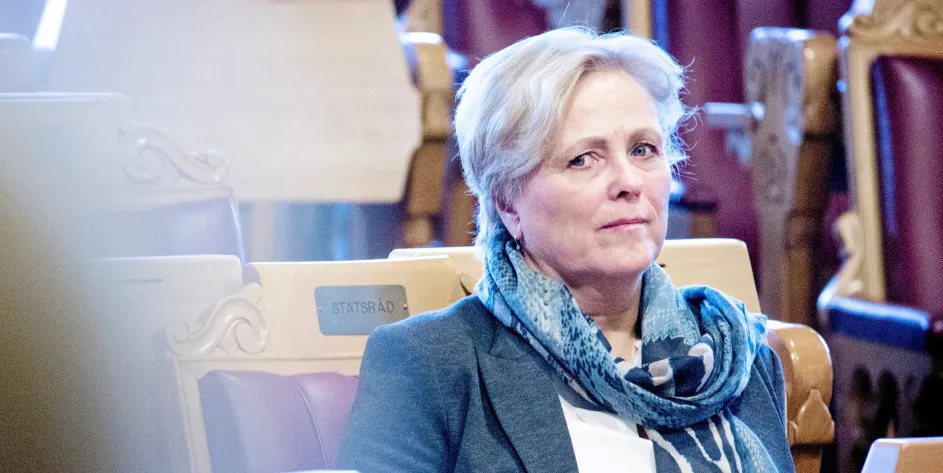 Statkrafts styreleder Torhild Widvey har blant annet bakgrunn som olje- og energiminister i sentrumsregjeringen for snart 20 år siden. Bildet er tatt i en spørretime i Stortinget i 2015.
