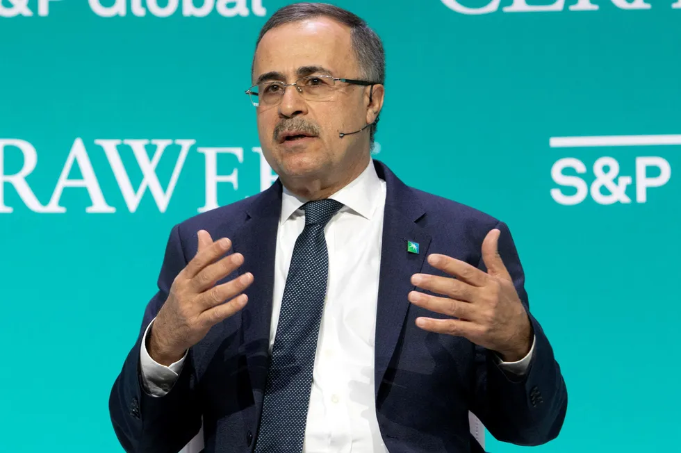 Amin Nasser, the chief Executive of Saudi Aramco.