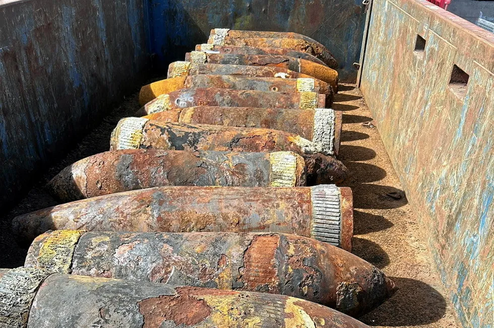 Ocean Winds had to clear 82 unexploded ordnance devices to make way for its 950MW Moray West offshore wind farm.