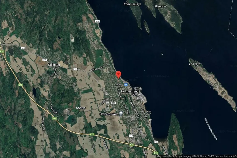 Området rundt Rambergveien 16, Holmestrand, Vestfold