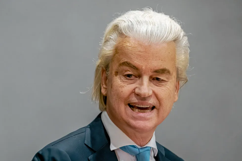 PVV leader Geert Wilders.