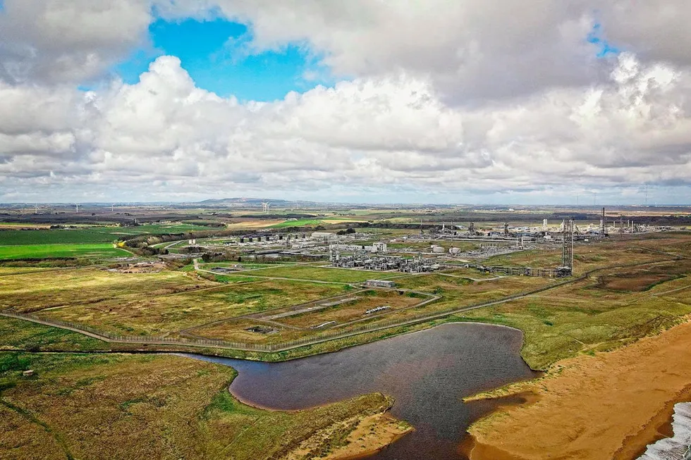 Carbon capture host: The St Fergus gas plant, north of Aberdeen, Scotland.