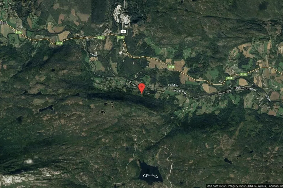 Området rundt Øygardsvegen 108, Notodden, Telemark og Vestfold