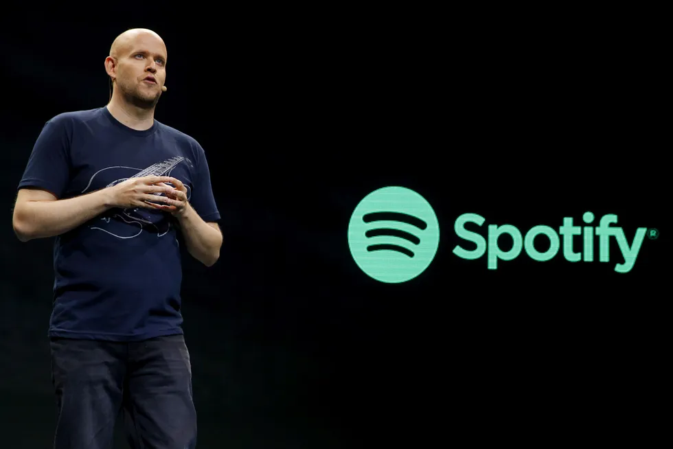 Spotify-sjef Daniel Ek.