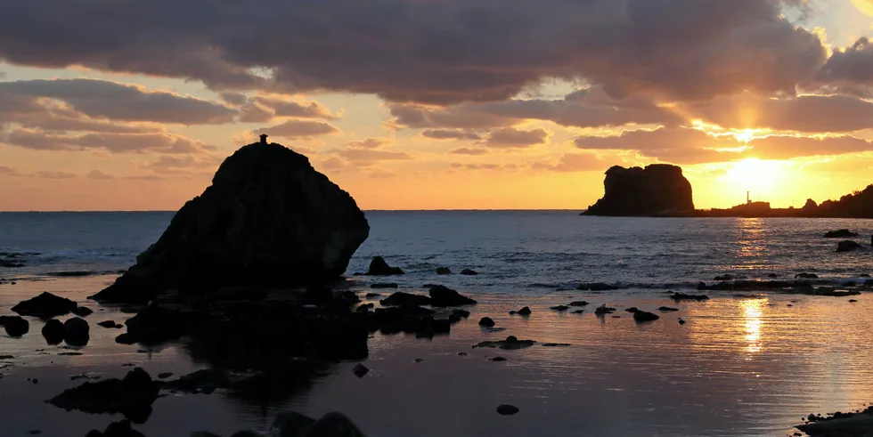 Sugoroku coast of Oga Peninsula, Akita Prefecture