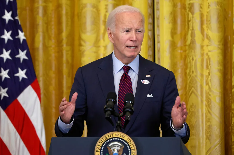 US president Joe Biden