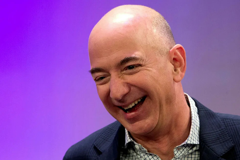 Jeff Bezos er grunnleggeren av Amazon og er verdens tredje rikeste mann med en formue på 72,8 milliarder dollar. Foto: Mike Segar/Reuters/NTB Scanpix