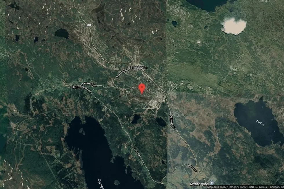 Området rundt Lomtjednlie 33, Øystre Slidre, Innlandet