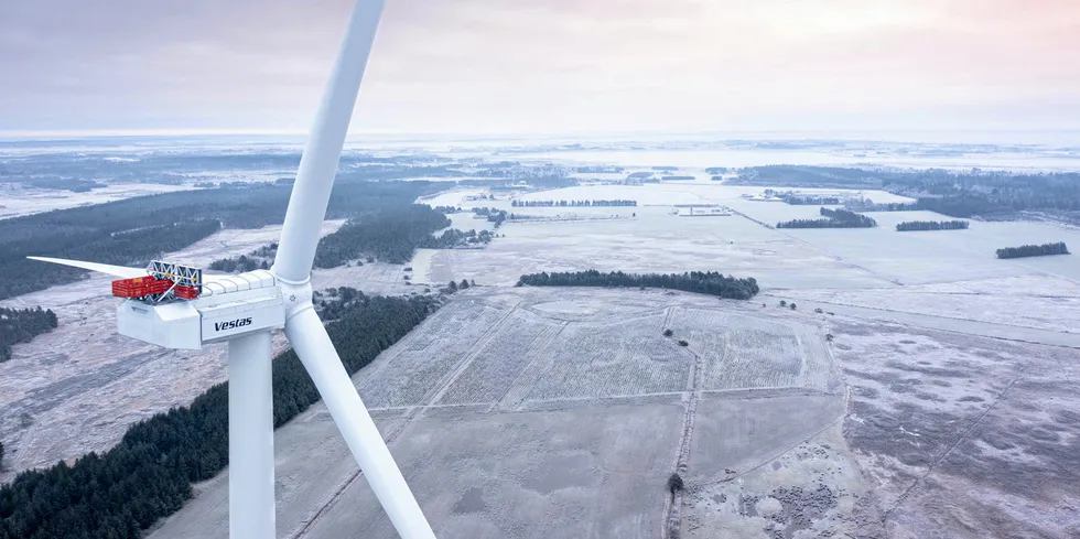 Prototype of V236-15.0MW at the Østerild National test centre in Denmark