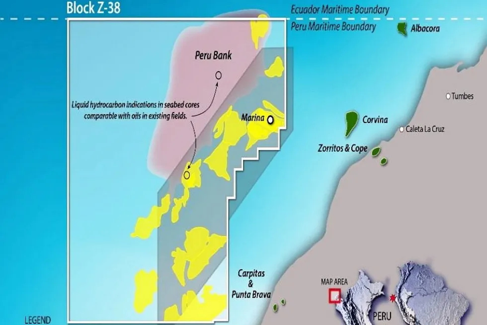 Block Z-38: offshore Peru
