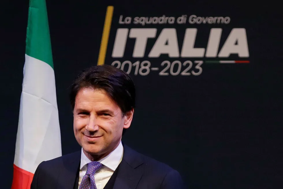 Akademikeren Giuseppe Conte er nominert som Italias neste statsminister. Foto: AP Photo/Alessandra Tarantino
