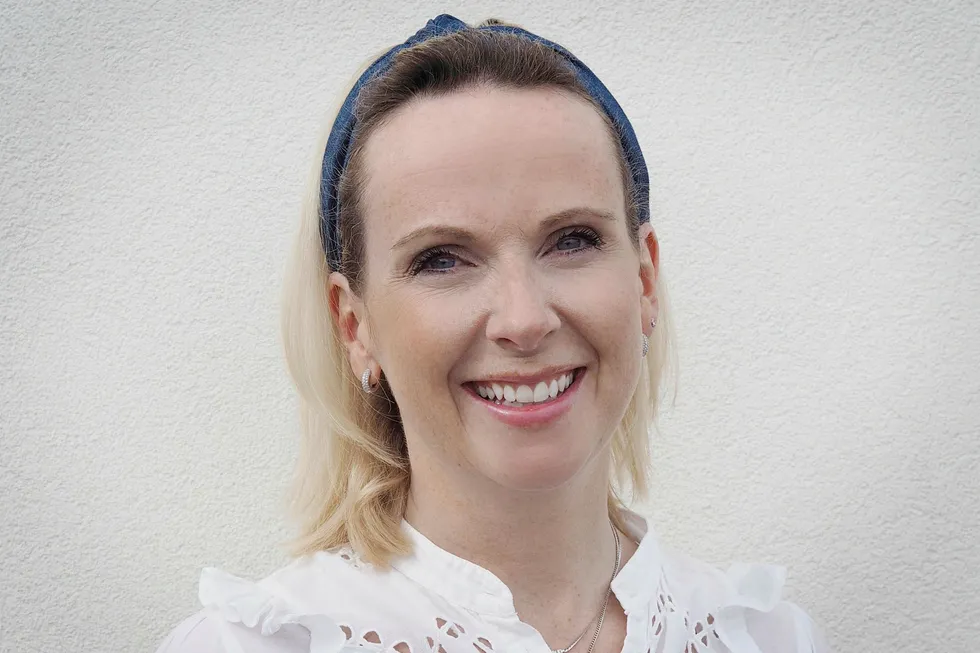 Cecilie Langum Becker slutter som digitalsjef i DN for å bli NRKs nye økonomikommentator. Foto: Privat