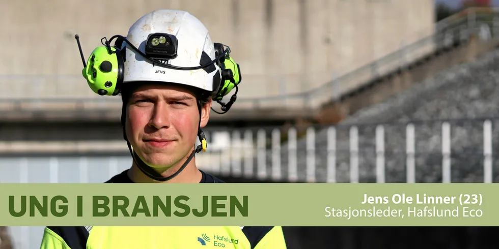 Han regnet med at han var for ung, men søkte likevel. Dermed ble Jens Ole Linner ny stasjonsleder ved Hafslund Ecos kraftverk på Kongsvinger.
