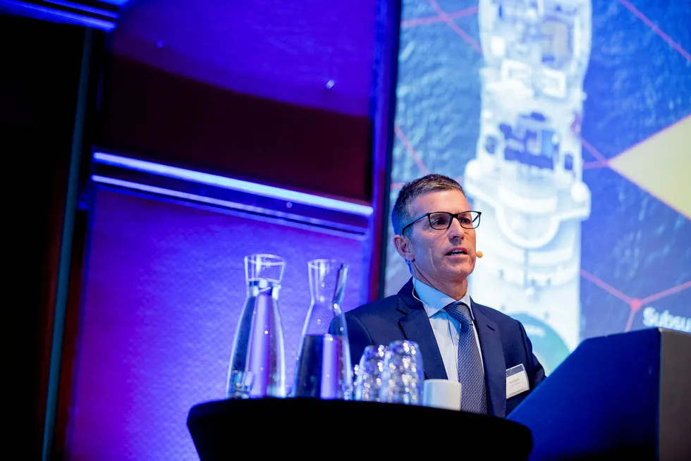 Optimistic: Chief executive Alex Schneiter of Lundin Petroleum at the Pareto Oil & Offshore conference in Oslo, 11 September 2019.