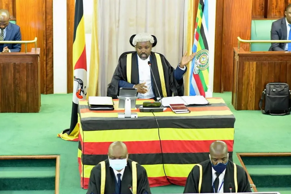 Outrage: Thomas Tayebwa, Deputy Speaker of Uganda's parliament