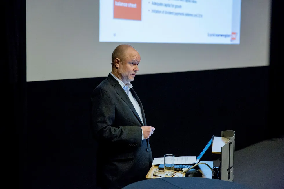 Pål Svenkerud, konstituert administrerende direktør i Bank Norwegian. Foto: Fredrik Bjerknes