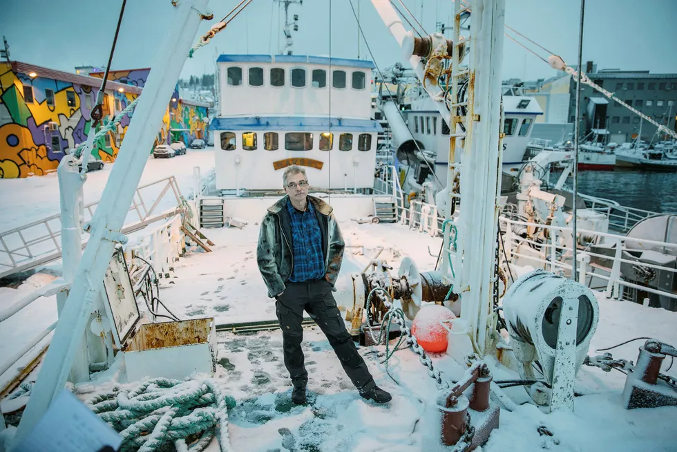 Norges siste selfangstskipper, ishavsskipper Bjørne Kvermo ombord på selfangstskuten Havsel. Foto: Marius Fiskum