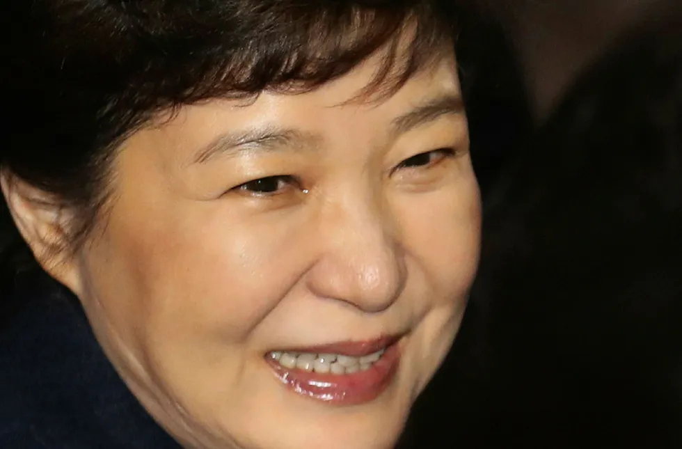 Sør-Koreas avsatte president Park Geun-hye kan bli arrestert. Foto: Kim Hyun-tae/AP photo/NTB scanpix