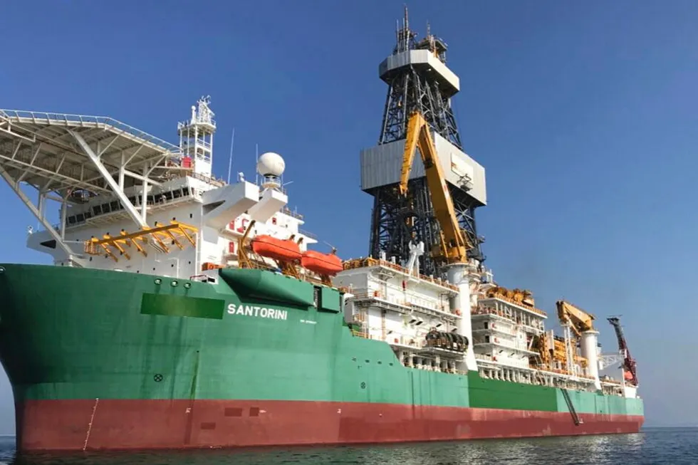Investment: the Santorini drillship which is currently in the US Gulf of Mexico operating for Eni.