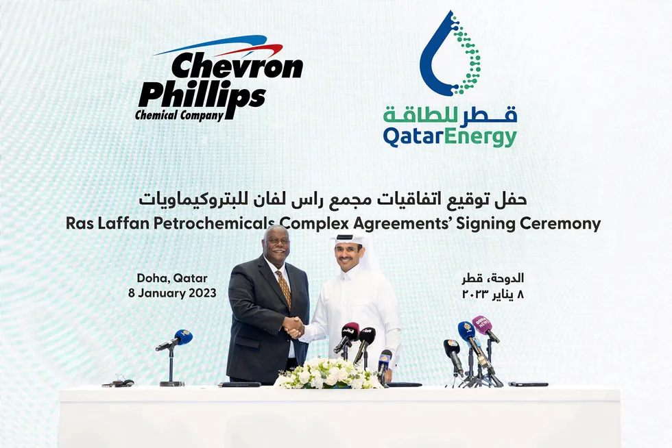 Investment decision: QatarEnergy signs massive petrochemicals deal with Chevron Phillips Chemical.