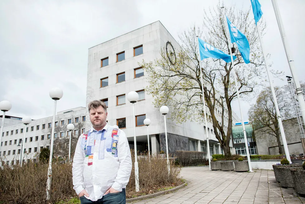 Klubbleder Richard Aune i NRKJ forventer at nedbemanningene i kanalen løses med frivillige virkemidler. Foto: Øyvind Elvsborg