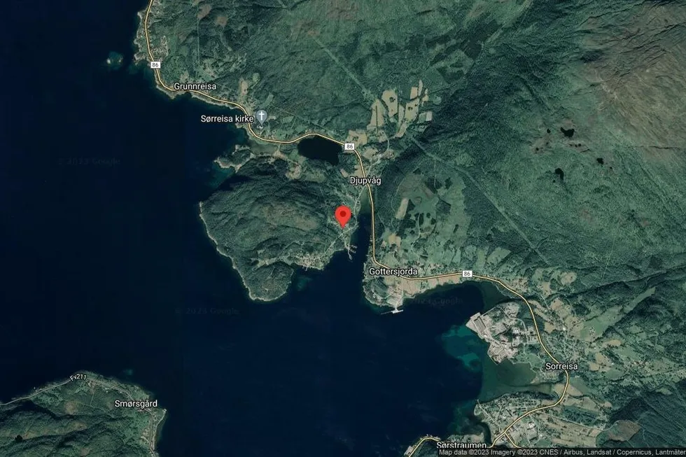 Området rundt Furøyveien 59, Sørreisa, Troms og Finnmark