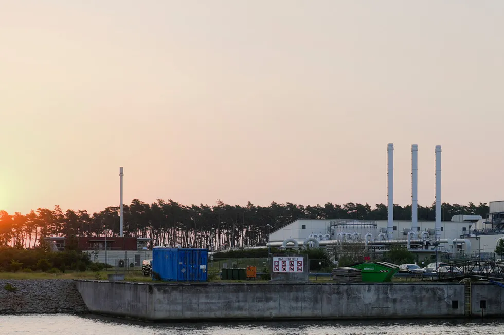Revelations: the landfall receiving terminal of Nord Stream 1 gas pipeline near the town of Lubmin in Germany.