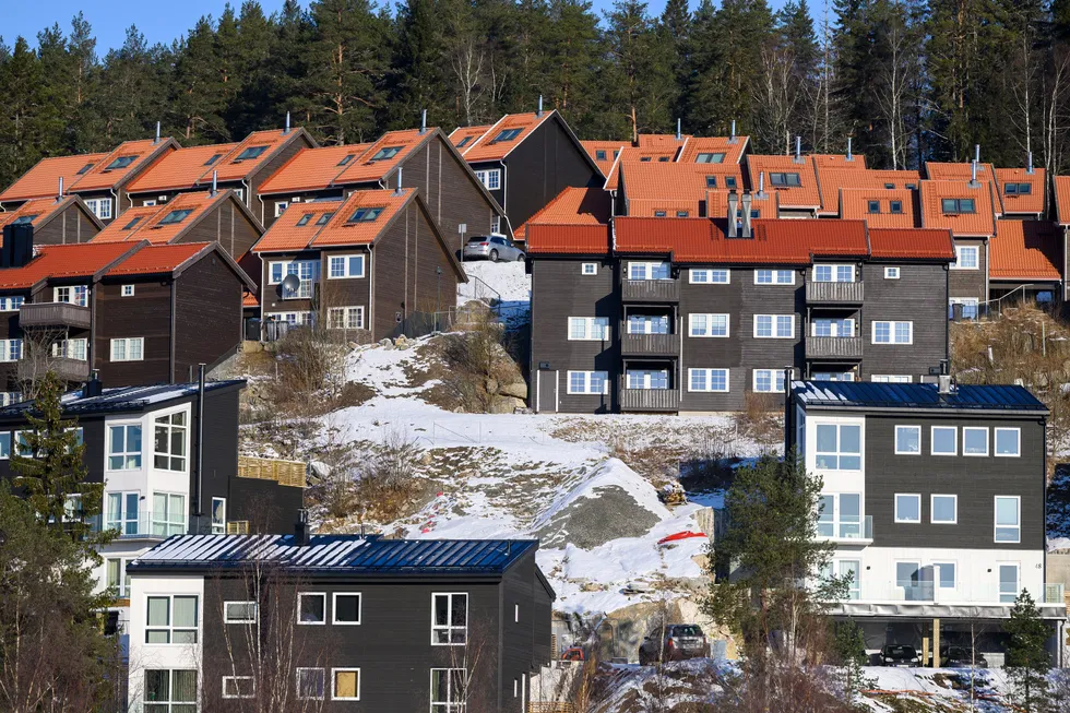 Eiendom Norge mener avviket mellom prisantydning og solgtpris i Oslo ikke er unormalt. Her fra Klemetsrud i Oslo.