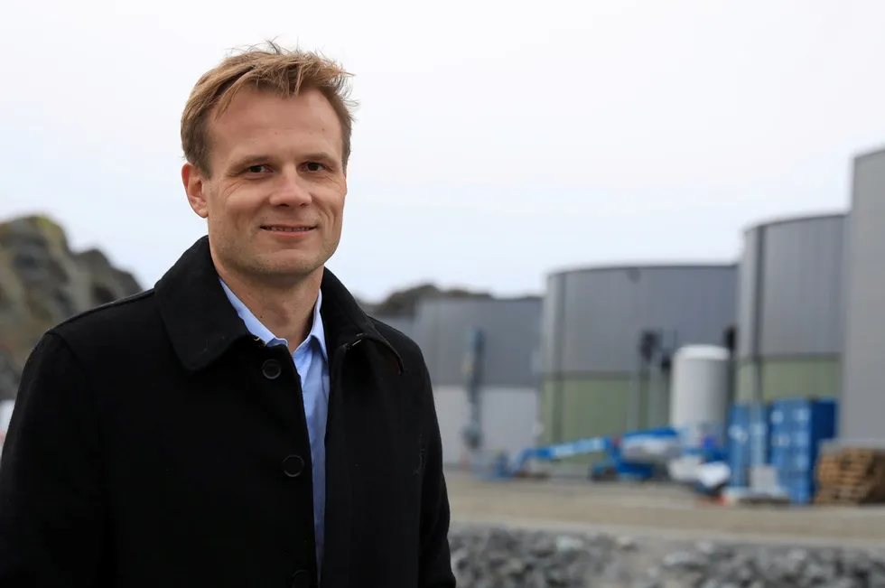 Salmon Evolution CEO Trond Haakon Schaug-Pettersen.