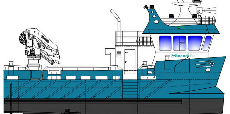 Katamaran med hybrid framdriftsanlegg, produseres ved Sletta Verft AS.