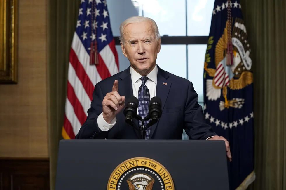 President Joe Biden sa i en tale onsdag kveld at han vil ha slutt på USAs lengste krig.