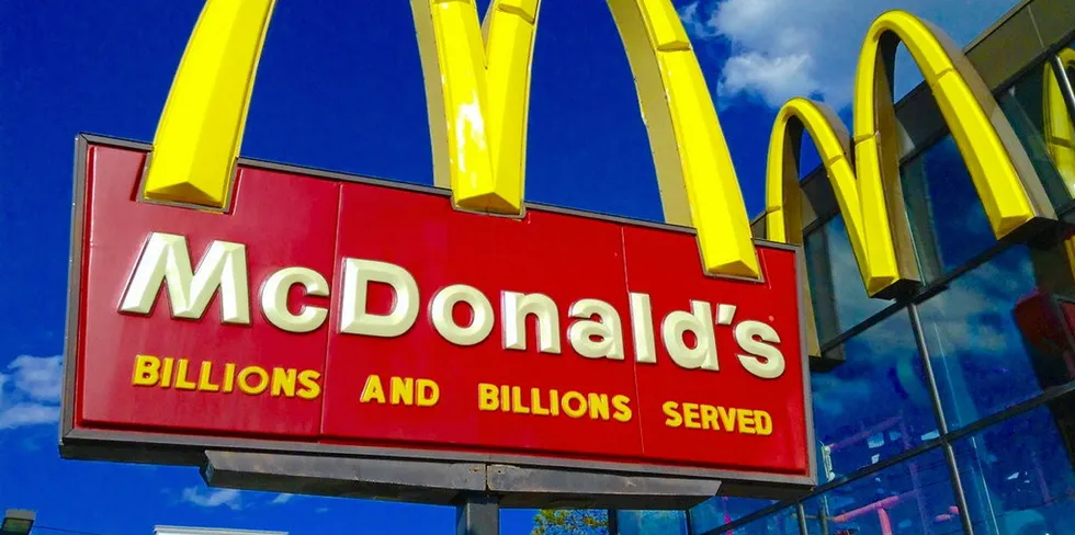 McDonald's is taking power from the wind farm.