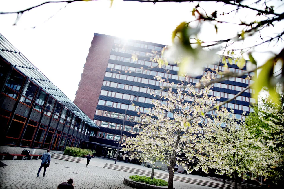 Eilert Sundtsbygg blokk A og B, ved Universitetet i Oslo Blindern.