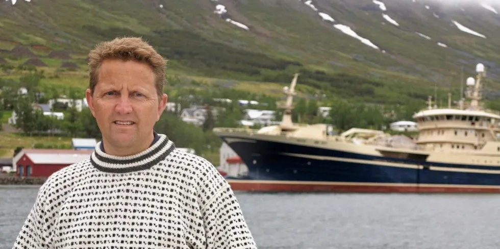 Gunnthor Ingvason, CEO of Sildarvinnslan. Photo: Nils Torsvik