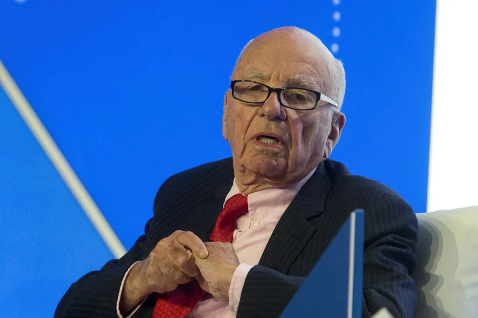 Rupert Murdoch, konsernsjef og styreleder i News Corporation. Foto: Jason Reed/AFP/NTB Scanpix