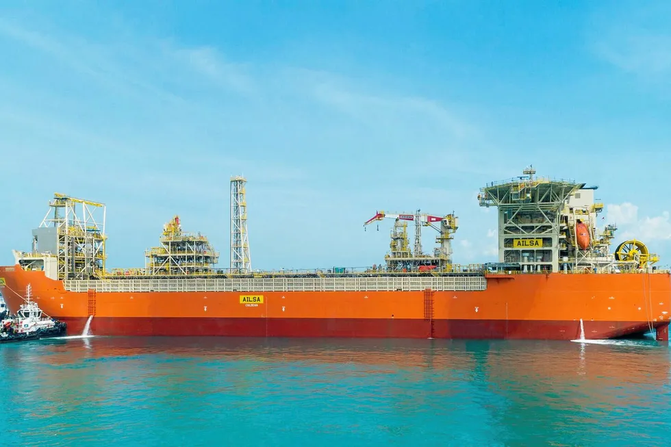 North Sea bound: the Ailsa FSO will be stationed at Total's Culzean development