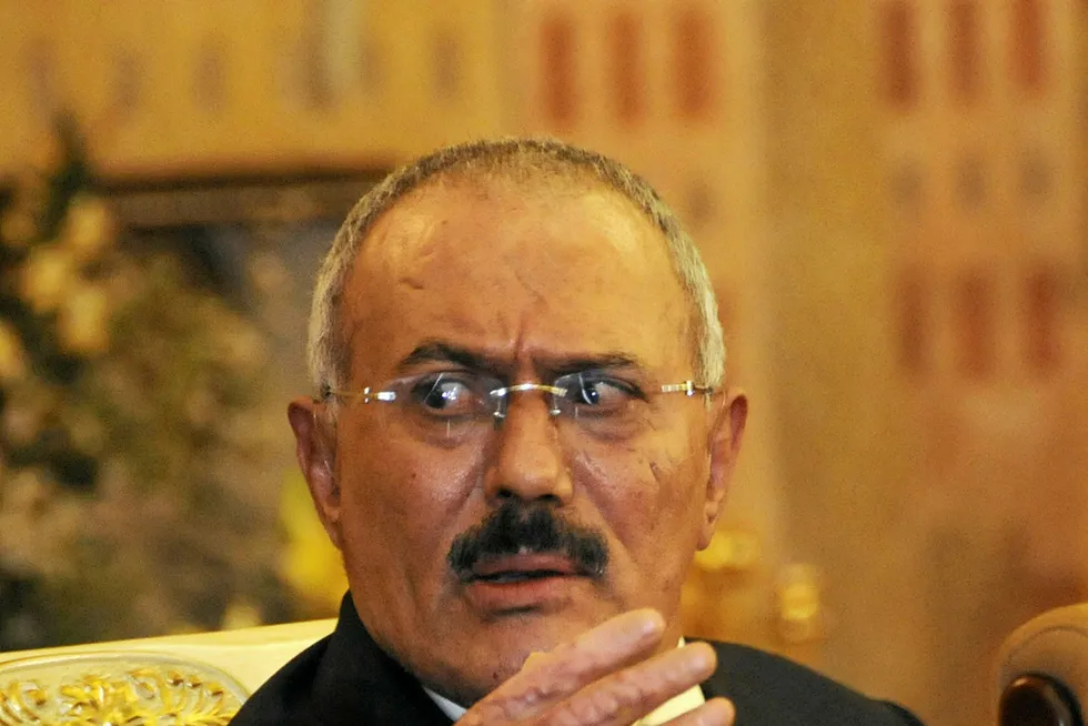 Riots: former Yemeni president Ali Abdullah Saleh was killed in an attack south of the capital, Sanaa