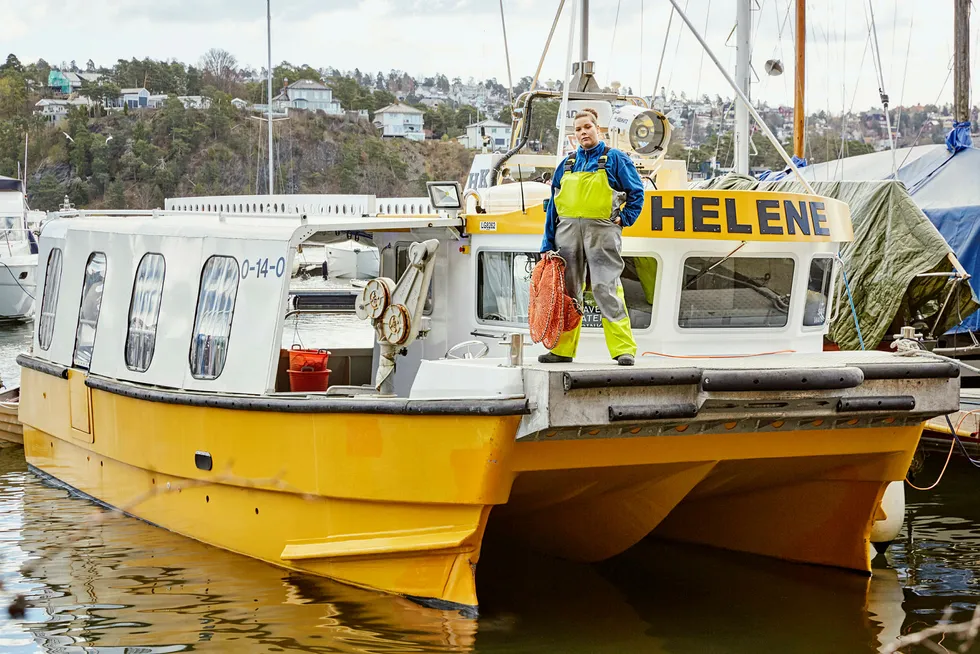 Fiskerifamilie. Når slekten har fisket minst siden 1600-tallet, er det ikke unaturlig å få en båt oppkalt etter seg, malt med Oslofjordens største bokstaver. Helene Kristoffersen går fra leder i Indre Oslofjord fiskerlag til sjef for sjømatdisken ved det nye fisketorget på Rådhusbrygga.