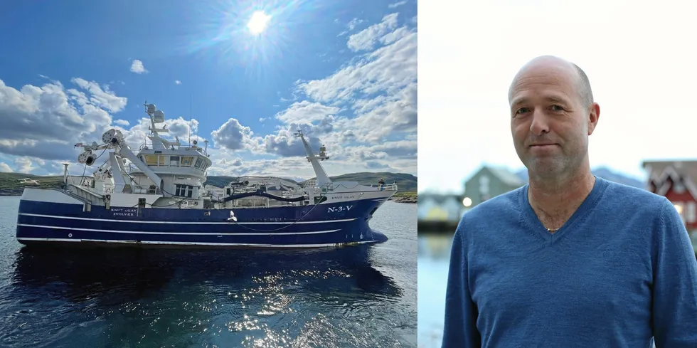 Tor-Gunnar Kransvik er en av fiskerne som eier mest av kystflåtens torskekvoter i nord. Han eier blant annet båten «Knut Olav».