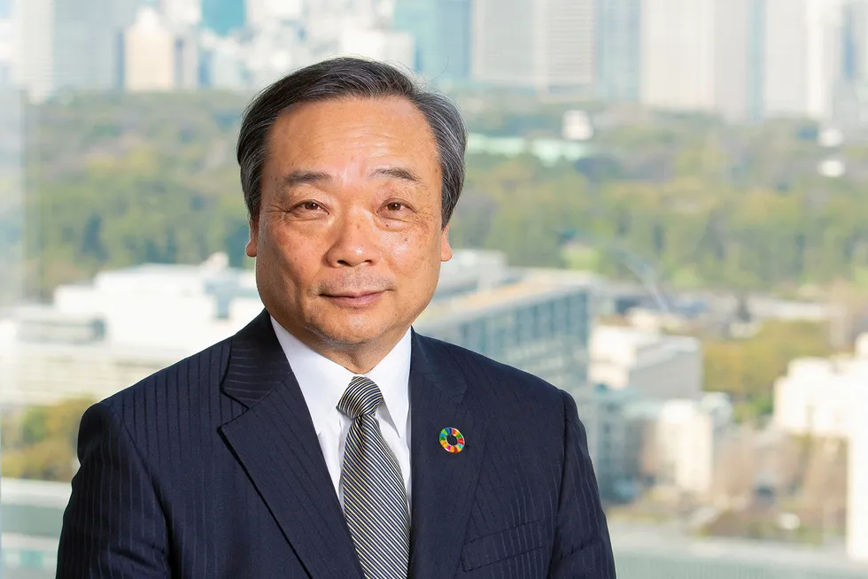 Equity boost: Inpex chief executive Takayuki Ueda.