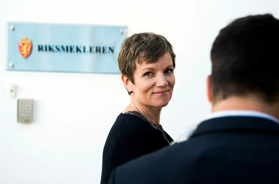 President Marit Hermansen i Den norske legeforening tror den nye tariffavtalen vil skape ro i sykehusene. Foto: Per Ståle Bugjerde