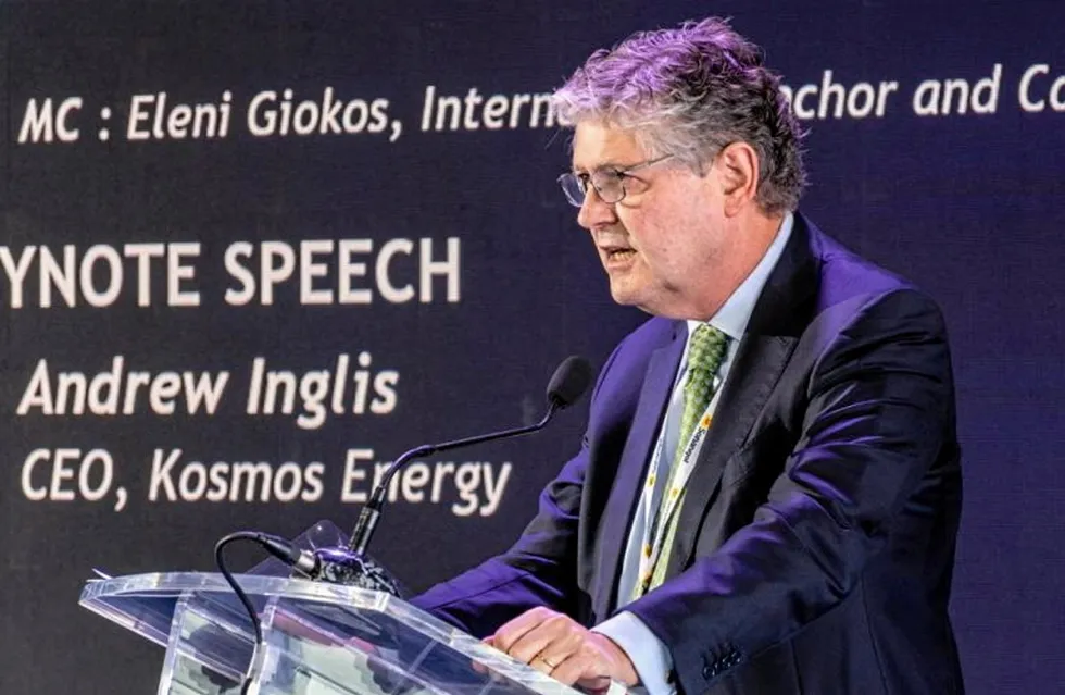 Gas-to-power: Kosmos Energy chief executive Andy Inglis.