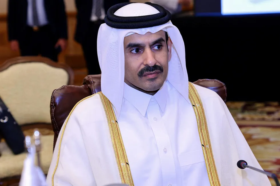 Offshore contract: Chief executive of QatarEnergy Saad Sherida Al Kaabi.