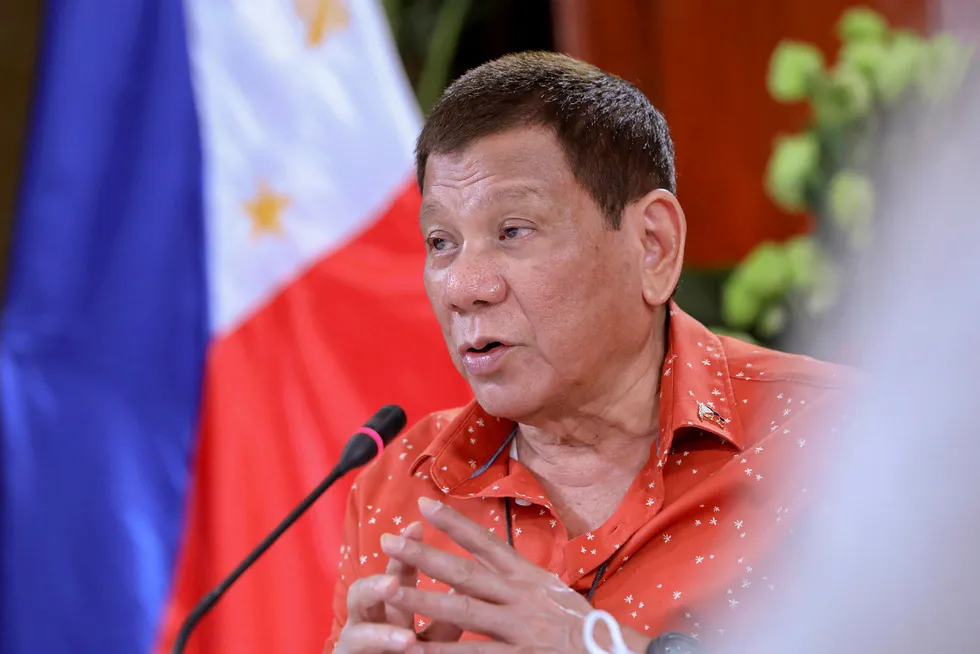 Exploration impasse removed: Rodrigo Roa Duterte, president of the Philippines