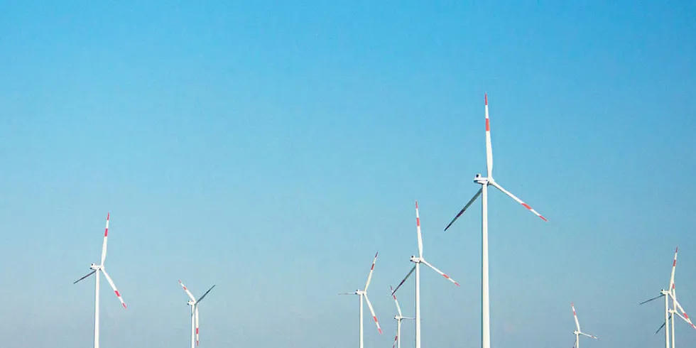 Tysk vindkraft: Plasseringen av vindturbiner i Tyskland vil kunne være viktig for å nå landets fornybarmål.