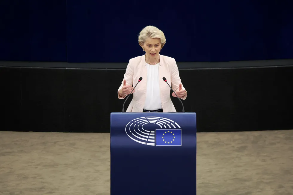 European Commission president Ursula von der Leyen.